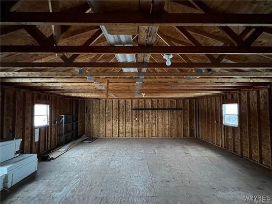 Empty room, Interior, Wooden Beams, Wooden Ceilings, Wooden Walls