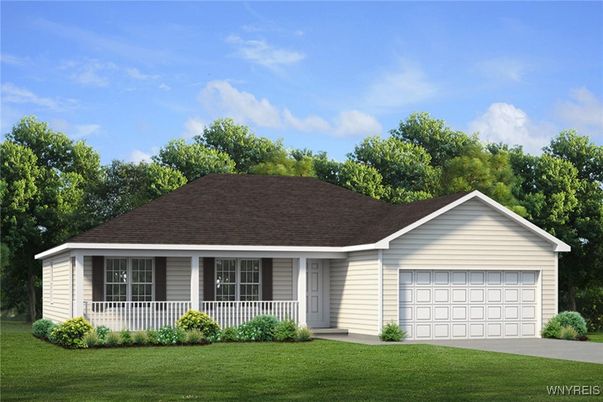 Attached, Exterior, Facade, Ranch