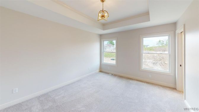 Empty room, Interior, Pendant Lights