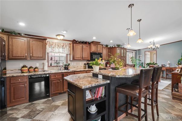 Chandelier, Interior, Kitchen, Pendant Lights, Recessed Lighting