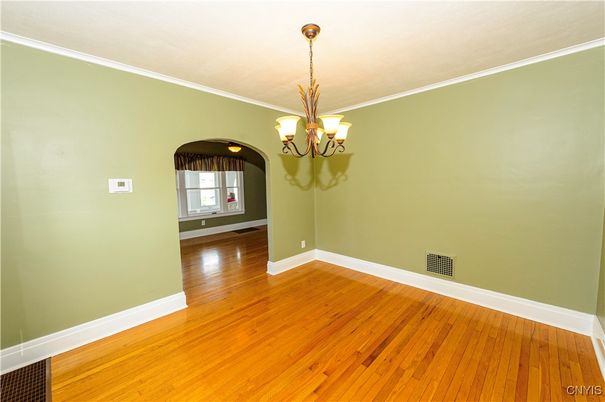 Chandelier, Empty room, Interior, Wood Texture Flooring