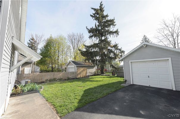 Backyard, Detached Garage, Exterior