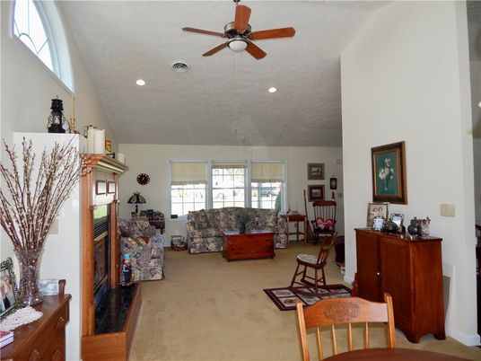 Interior, Living room, Recessed Lighting