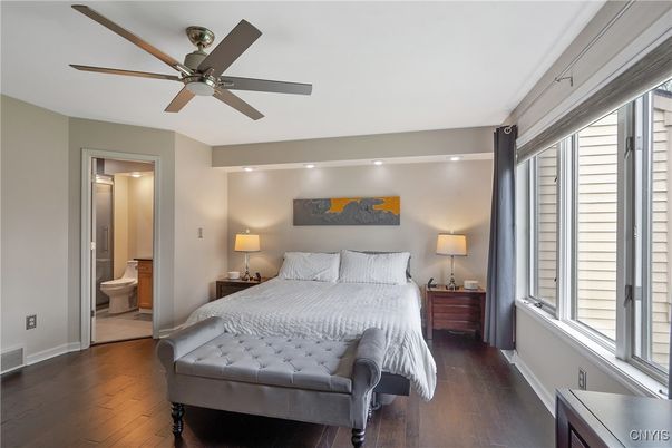 Bathroom, Bedroom, Interior, Recessed Lighting, Wood Texture Flooring
