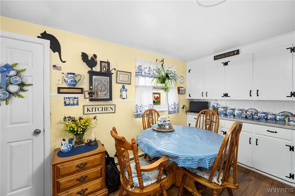 Dining room, Interior, Wood Texture Flooring