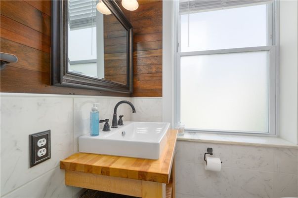 Bathroom, Interior, Wooden Walls