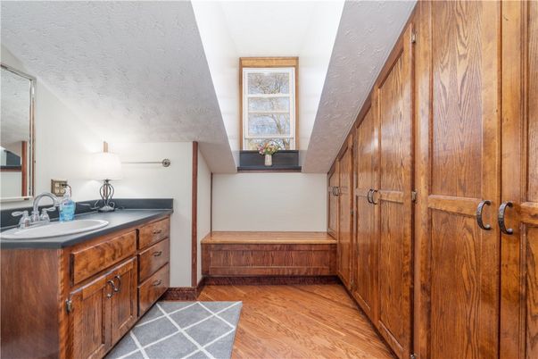 Bathroom, Interior, Wood Texture Flooring