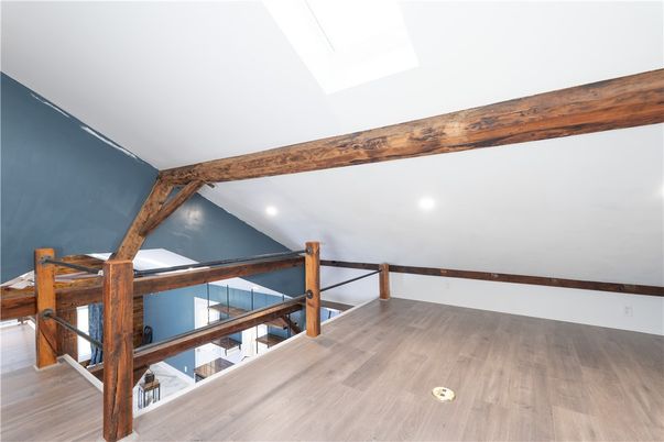 Interior, Recessed Lighting, Wooden Beams, Wood Texture Flooring