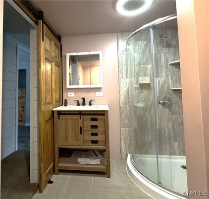 Bathroom, Glass Shower, Interior