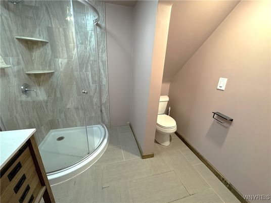 Bathroom, Glass Shower, Interior
