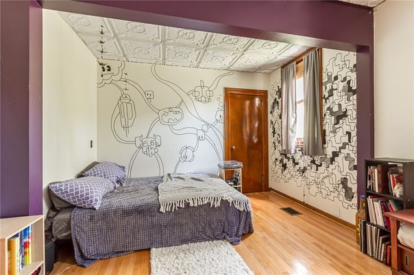 Bedroom, Interior, Wood Texture Flooring