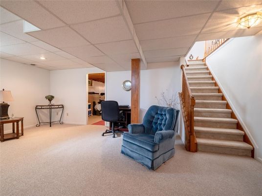 Home Office, Interior, Recessed Lighting