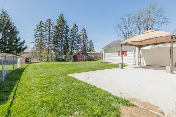 Backyard, Detached Garage, Exterior