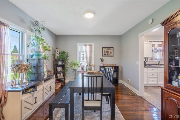 Dining room, Interior, Wood Texture Flooring
