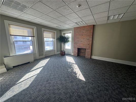 Empty room, Fireplace, Interior, Stone Walls