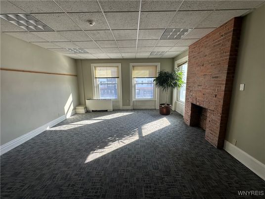 Empty room, Fireplace, Interior, Stone Walls