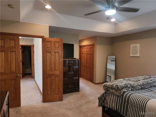 Bedroom, Interior, Recessed Lighting