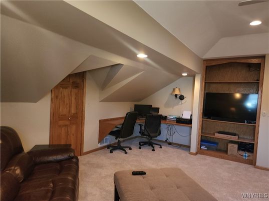 Home Office, Interior, Recessed Lighting