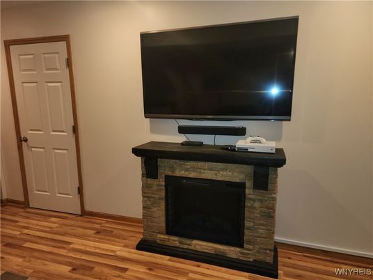 Fireplace, Interior, Wood Texture Flooring