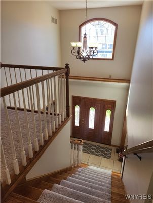 Chandelier, Interior, Wood Texture Flooring