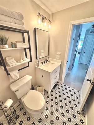 Bathroom, Interior, Wood Texture Flooring