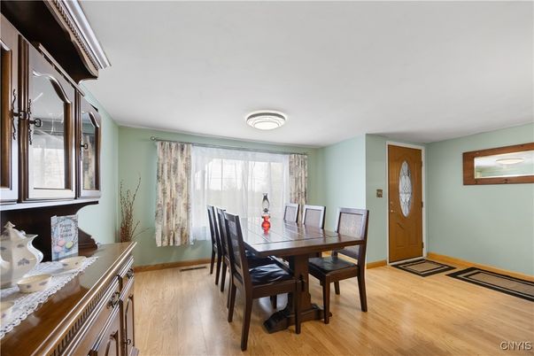 Dining room, Interior, Wood Texture Flooring