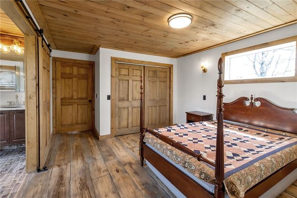 Bedroom, Interior, Wooden Ceilings, Wood Texture Flooring