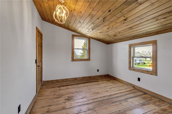 Empty room, Interior, Wooden Ceilings, Wood Texture Flooring