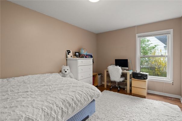 Bedroom, Home Office, Interior, Recessed Lighting, Wood Texture Flooring