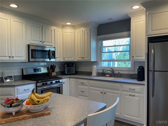 Interior, Kitchen, Recessed Lighting, Stainless Steel Appliances