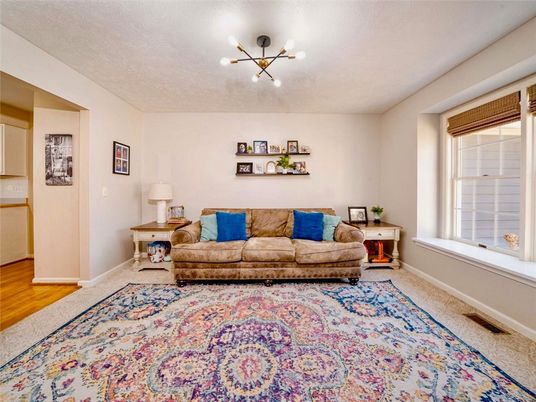 Interior, Living room, Pendant Lights, Wood Texture Flooring
