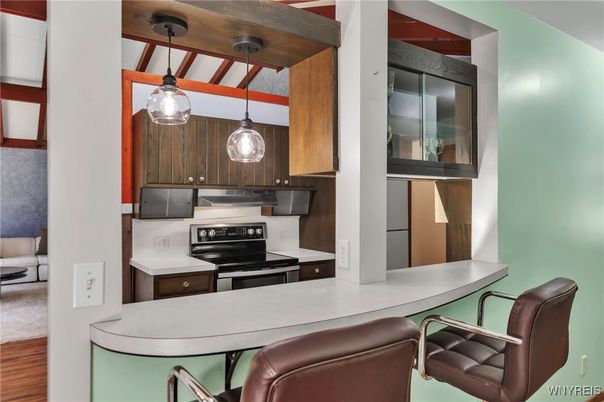 Interior, Kitchen, Pendant Lights, Stainless Steel Appliances