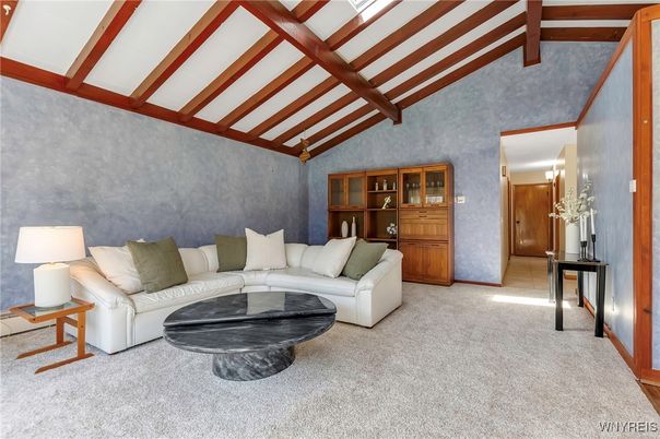 Interior, Living room, Wooden Beams