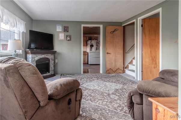 Bedroom, Fireplace, Interior