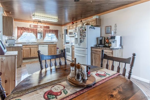 Dining room, Interior, Kitchen, Wood Texture Flooring
