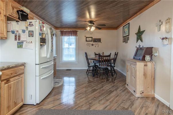 Dining room, Interior, Kitchen, Wooden Ceilings, Wood Texture Flooring