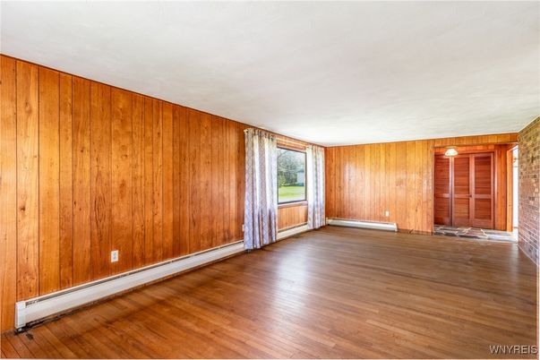 Empty room, Interior, Wood Texture Flooring, Wooden Walls