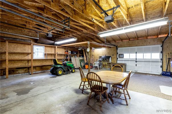 Dining room, Garage, Interior, Wooden Beams, Wooden Ceilings, Wooden Walls