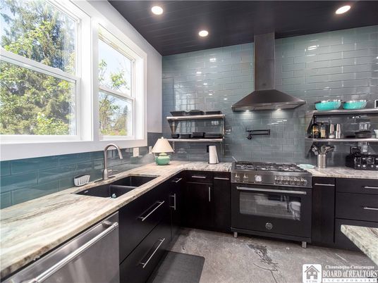 Interior, Kitchen, Recessed Lighting, Stainless Steel Appliances