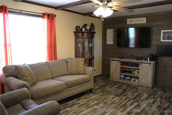 Interior, Living room, Wooden Beams, Wood Texture Flooring