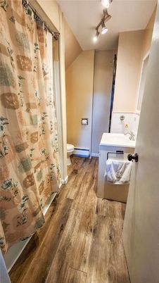 Bathroom, Interior, Wood Texture Flooring