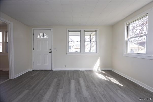 Empty room, Interior, Wood Texture Flooring