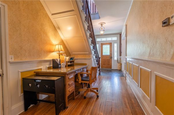 Home Office, Interior, Wood Texture Flooring
