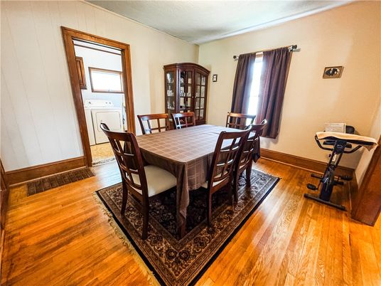Dining room, Interior, Wood Texture Flooring