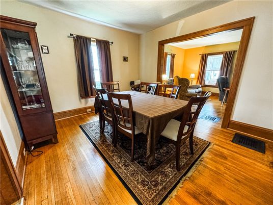 Dining room, Interior, Wood Texture Flooring