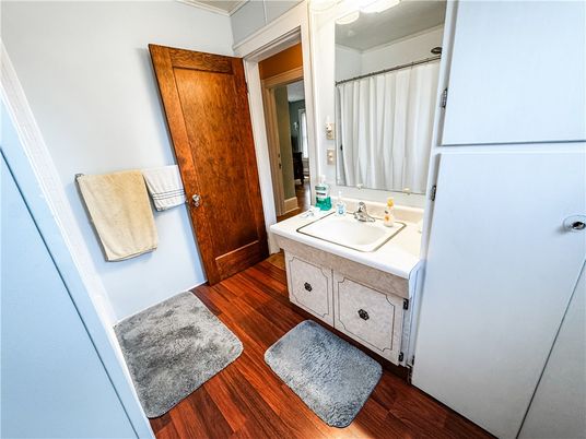 Bathroom, Interior, Wood Texture Flooring