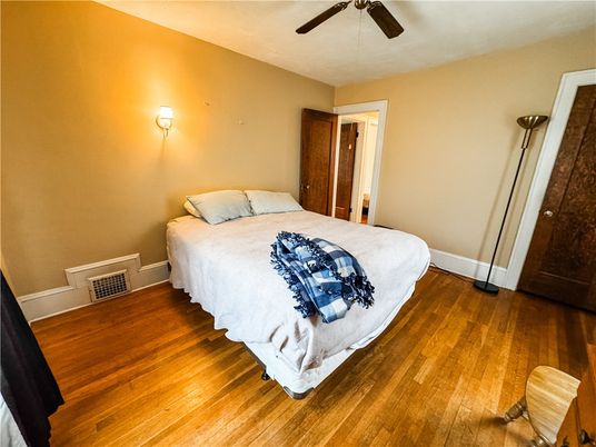 Bedroom, Interior, Wood Texture Flooring