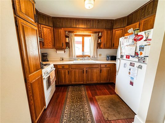 Interior, Kitchen, Wood Texture Flooring