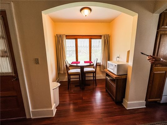 Dining room, Interior, Wood Texture Flooring