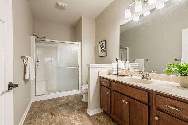 Bathroom, Glass Shower, Interior